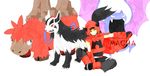  6325-inu6325 bad_id bad_pixiv_id camerupt cape gen_1_pokemon gen_3_pokemon golbat highres homura_(pokemon) mightyena pokemon pokemon_(creature) pokemon_(game) pokemon_rse red_eyes simple_background sitting smile team_magma uniform 