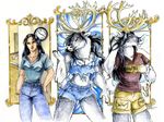  clock deer female heather_bruton mammal solo transformation 