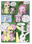  angle_(mlp) color comic crying dialog dialogue english_text equine female feral fluttershy_(mlp) friendship_is_magic horse mammal mohawkrex my_little_pony pegasus pinkamena_(mlp) pinkie_pie_(mlp) pony rock sad sitting tears text whysoseriouss wings young 