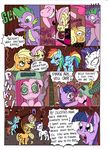  blonde_hair color comic cowboy_hat cutie_mark dialog dialogue dragon english_text equine female feral fluttershy_(mlp) friendship_is_magic group hair hat headgear horn horse long_hair male mammal mohawkrex multi-colored_hair my_little_pony pegasus pink_hair pinkamena_(mlp) pinkie_pie_(mlp) pony purple_hair rainbow_dash_(mlp) rainbow_hair rarity_(mlp) scalie spike_(mlp) text twilight_sparkle_(mlp) unicorn whysoseriouss wings 