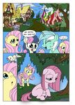  avian bird bonbon_(mlp) building color comic cutie_mark dialog dialogue english_text equine female feral flower fluttershy_(mlp) friendship_is_magic frog fruit horn horse lyra_(mlp) lyra_heartstrings_(mlp) mammal mohawkrex my_little_pony pegasus pinkamena_(mlp) pinkie_pie_(mlp) pony text tree unicorn whysoseriouss wings wood young 