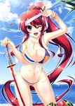  appare!_tenka_gomen bikini cleavage duplicate katagiri_hinata swimsuits sword tokugawa_yoshine 