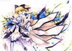  armor capura.l eternal_phantasia fate/stay_night fate/unlimited_codes fixed possible_duplicate saber saber_lily sword thighhighs 