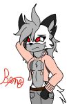  anthro beny_(character) beny_music_(artist) canine female fox invalid_tag mammal meme simple_background solo twitter_hoodie white_background 