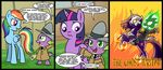  bone building clothed clothing comic cub cutie_mark dialog dialogue dragon english_text equine female feral fire friendship_is_magic fur ghost_rider grass green_eyes hair hat horn horse madmax male mammal multi-colored_hair my_little_pony outside paper pegasus pony purple_eyes purple_fur purple_scales rainbow_dash_(mlp) rainbow_hair skeleton skull spike_(mlp) text twilight_sparkle_(mlp) two_tone_hair unicorn window wings young 