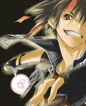  grin kyougoku_touya majutsushi_orphen male_focus orphen smile solo 