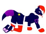  alpha_channel alternate_color butt candy_cane christmas collar eeveelution gloves hat holidays leg_warmer legwear looking_at_viewer male nintendo paws pok&#233;mon pok&eacute;mon sexyumbreon shoteri_(character) umbreon video_games xmas 