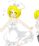  1girl brother_and_sister couple hetero incest kagamine_len kagamine_rin sayuri_(xxxsayurixxx) short_hair siblings twincest twins vocaloid 