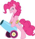  alpha_channel belt blue_eyes cannon cannon_penis cutie_mark equine female feral friendship_is_magic horse mammal my_little_pony pinkie_pie_(mlp) plain_background pony shamonme solo transparent_background 