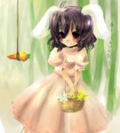  animal_ears artist_request bunny_ears carrot inaba_tewi lowres solo touhou 