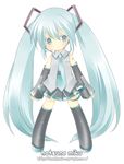  aqua_neckwear hatsune_miku long_hair necktie solo thighhighs transparent_background twintails very_long_hair vocaloid zettai_ryouiki 