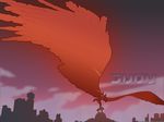  city cloud flcl highres no_humans sky third-party_edit wallpaper wings 