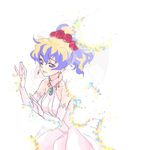  bridal_veil bride digital_dissolve dress elbow_gloves gloves jewelry nia_teppelin satou_atsuki solo spoilers tengen_toppa_gurren_lagann veil wedding_dress 