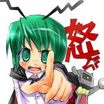  antennae artist_request cape green_eyes green_hair lowres pani_poni_dash! serizawa_akane solo touhou wriggle_nightbug 