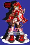  artist_request blonde_hair bridget_(guilty_gear) cosplay guilty_gear male_focus otoko_no_ko sol_badguy solo thigh_strap 