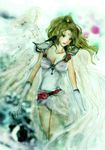  angel_wings artist_request final_fantasy final_fantasy_iv highres rosa_farrell solo wings 