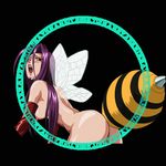  animated animated_gif ass breasts censored lowres nipples slave_quest wings 