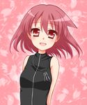  alternate_costume bad_id bad_pixiv_id blush jewelry miyanaga_teru necklace red_hair saki short_hair smile solo sou_(mgn) 