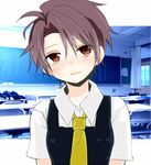  blush hatilemon nijou_izumi saki saki_achiga-hen school_uniform short_hair solo tears 