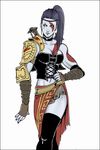  breasts genderswap god_of_war kratos large_breasts pteruges scar tattoo 