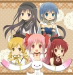  akemi_homura kaname_madoka kyuubee mahou_shoujo_madoka_magica miki_sayaka ryoutan sakura_kyouko tomoe_mami 