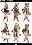  1girl blonde_hair book boots concept_design cross crown dnf dress dungeon_and_fighter female_priest female_priest_(dungeon_and_fighter) gloves glowing glowing_hand hair_ornament high_heel high_heels highres hood leggings priest shoes weapon 