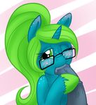  disembodied_penis equine erection eyewear fellatio female glasses green_hair hair horn horse horsecock lemontwist male mammal my_little_pony one_eye_closed oral oral_sex original_character penis pony rawrcharlierawr sex straight unicorn vein 