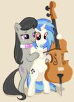  animated black_hair blue_hair bow_(stringed_instrument) bow_tie cello couple cutie_mark elenafreckle equine female feral friendship_is_magic hair horn horse mammal musical_instrument my_little_pony octavia_(mlp) pony purple_eyes red_eyes unicorn vinyl_scratch_(mlp) violoncello 