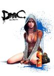  breasts cleavage devil_may_cry dmc:_devil_may_cry dmc:devil_may_cry highres kat_(dmc:_devil_may_cry) solo spray_paint 