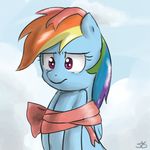  cloud cute equine female feral friendship_is_magic fur hair horse mammal multi-colored_hair my_little_pony pegasus pony purple_eyes rainbow_dash_(mlp) rainbow_hair ribbons sky solo speccysy wings 