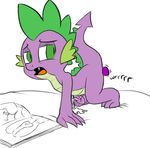  anal_masturbation book cum dragon friendship_is_magic male masturbation my_little_pony penis pornography scalie sex_toy solo spike_(mlp) toy vibrator young 