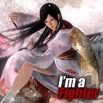  3d black_hair dead_or_alive dead_or_alive_5 fighting_stance japanese_clothes kimono kokoro_(doa) official_art tecmo 