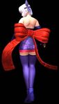  3d 90s ayane ayane_(doa) dead_or_alive dead_or_alive_1 lowres official_art purple_hair ribbon simple_background tecmo 