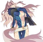  artist_request belt bodysuit book breasts brown_eyes brown_hair center_opening cleavage_cutout glasses gloves heart large_breasts long_hair official_art presa_(tales) skin_tight solo tail tales_of_(series) tales_of_xillia thigh_gap transparent_background 