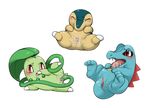  chikorita cyndaquil komeko pokemon totodile 