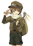  backpack bad_id bad_pixiv_id bag brown_eyes brown_hair male_focus moai_(aoh) original solo wrench 