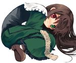  bad_id bad_pixiv_id brown_hair heterochromia long_hair rozen_maiden shiratama_shima solo suiseiseki 