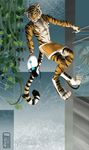  clothing feline hi_res male mammal portal portal_(series) portal_gun portalgun shorts tiger valve 