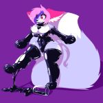  anthro big_breasts big_butt big_tail breasts butt canine clothing female fluffy fox fur mammal mazz mazzlerazz smile solo thick_thighs wide_hips 