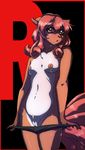  breasts brown_body canine female fox hair mammal mingchee nintendo nipples panties partial_nude patty_(mingchee) pok&#233;mon pok&#233;morph pok&eacute;mon pussy red_hair small_breasts solo standing team_rocket underwear undressing video_games vulpix 