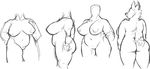  black_and_white breasts butt canine chubby female hyena mammal monochrome nipples nude overweight ritts sketch solo thick_thighs thighs wide_hips 