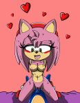  amy_rose blush cowgirl_position duo erection eulipotyphlan female hedgehog hedgies lewdsharx male mammal on_top penis pussy riding sex sonic_(series) sonic_the_hedgehog 