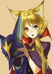  animal_ears berg_katse blonde_hair cat_ears eyebrows fangs gatchaman helmet mask mutant parody shimotsuki_eight solo 