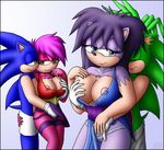  amber_eyes anthro areola big_breasts blue_eyes blue_hair breast_fondling breast_grab breasts brother brother_and_sister drooling ear_piercing erect_nipples eyes_closed female fingering fondling green_eyes green_hair hair hedgehog incest knownvortex male mammal manic_the_hedgehog milf mother mother_and_son nipples panties parent piercing purple_hair queen_aleena saliva sega sibling siblings sister smile son sonia_the_hedgehog sonic_(series) sonic_the_hedgehog sonic_underground underwear 