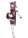  adel_(blazing_souls) blazing_souls boots crossed_legs detached_sleeves expressionless full_body garter_straps grey_eyes hairband hirano_katsuyuki official_art purple_hair short_hair skirt solo spectral_(series) standing thigh_boots thighhighs white_background zettai_ryouiki 