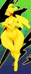 anthro breasts covering covering_self female looking_at_viewer nintendo nipples pikachu pok&#233;mon pokemon solo sunibee sunnysoda video_games wide_hips yellow_fur 