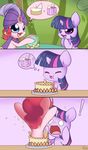  ? birthday birthday_cake blue_eyes cake candle comic equine eyes_closed feather female feral food friendship_is_magic fur gift hair horn horse inside mammal my_little_pony pink_fur pink_hair pinkie_pie_(mlp) pinkie_pie_out_of_fucking_nowhere plate pony purple_eyes purple_fur scarf solar-slash table turban twilight_sparkle_(mlp) two_tone_hair unicorn wood 