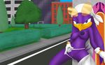  avian beak bird blue_eyes breasts clothed clothing davius eyewear female half-dressed panties panties_aside purple_feathers purple_nipples pussy sega solo sonic_(series) sonic_riders sonic_team sunglasses swallow_(bird) topless underwear wave_the_swallow 