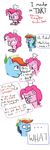  absurd_res comic dialog english_text equine female feral friendship_is_magic hi_res horse humor mammal my_little_pony ori-jami pegasus pinkie_pie_(mlp) plain_background pony pun rainbow_dash_(mlp) suggestive text what_face white_background wings wtf_face 