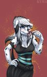  canine dalmatian dog female kararesch kyma looking_at_viewer mammal solo tongue tongue_out 
